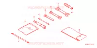 UTENSILI/SCATOLA BATTERIA per Honda PS 250 2006