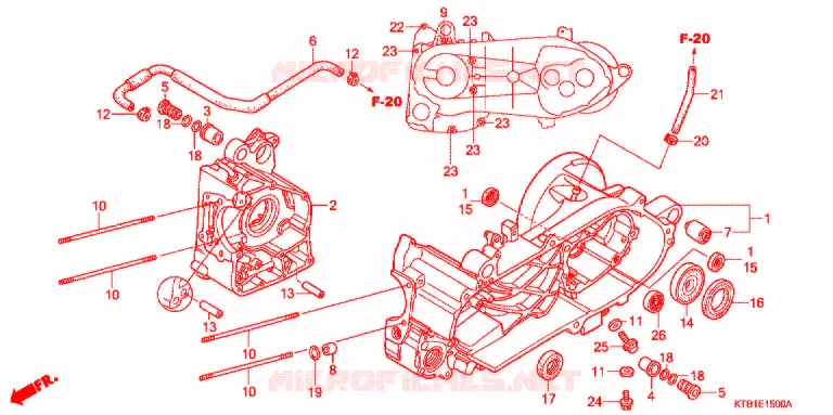 CASSA MANOVELLA/POMPA OLIO Honda MOTO 250 other-models 2006  PS2506