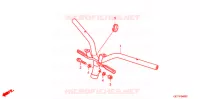 MANUBRIO per Honda 50 CREA SCOOPY 2008