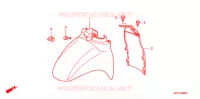PARAFANGO ANTERIORE per Honda 50 CREA SCOOPY 2008