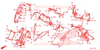 CARENE ANTERIORE (NSS125ADK) per Honda FORZA 125 TOP BOX 2018