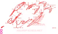 CARENE POSTERIORE (NSS125ADK) per Honda FORZA 125 TOP BOX 2018