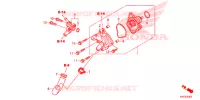COPERTINA POMPA ACQUA per Honda FORZA 125 TOP BOX 2018