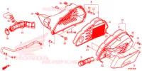 COPERTURA ANTERIORE/FILTRO ARIA per Honda FORZA 125 TOP BOX 2018