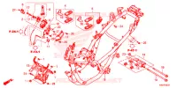CORPO TELAIO (NSS125ADK) per Honda FORZA 125 TOP BOX 2018