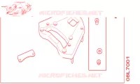 EMBLEMA/STRISCIA (NSS125ADK) per Honda FORZA 125 TOP BOX 2018