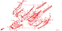 GONNA LATERALE/COPERTURA CENTRO (NSS125ADK) per Honda FORZA 125 TOP BOX 2018
