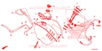 SERBATOIO CARBURANTE  (NSS125ADK) per Honda FORZA 125 TOP BOX 2018