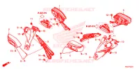 SPECCHIO (NSS125ADK) per Honda FORZA 125 TOP BOX 2018