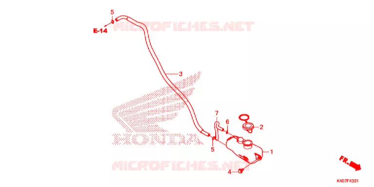 SERBATOIO DI RISERVA (NSS125ADK) Honda SCOOTER 125 FORZA 2020  NSS125ADK