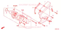 COPERTURA POST. S./POMPA ACQUA per Honda CB 400 SUPER BOL D\'OR E Packagge 2020