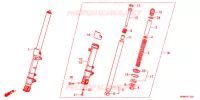 FORCELLA ANTERIORE per Honda CB 400 SUPER BOL D\'OR E Packagge 2020
