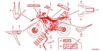 MARCHIO/STRISCIA (CRF250RL/RDA/RLA/RLD) per Honda CRF 250 RALLYE ABS 2020