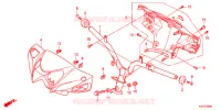 CONDOTTO MANIGLIA/COPERTURA MANIGLIA per Honda DIO 110 2020