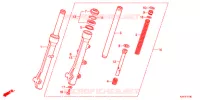 FORCELLA ANTERIORE per Honda DIO 110 2020