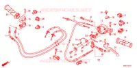 LEVA MANIGLIA/INTERRUTTORE/CAVO per Honda DIO 110 2020