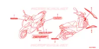 MARCHIO per Honda DIO 110 2020