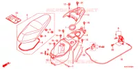 SEDILE/SCATOLA BAGAGLI per Honda DIO 110 2020