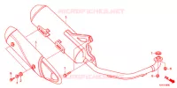 SMORZATORE SCARICO per Honda DIO 110 2020