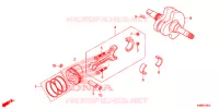 ALBERO A GOMITI/PISTONE per Honda FORZA 300 ABS 2020