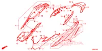 CARENE POSTERIORE per Honda FORZA 300 ABS 2020