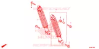 CUSCINO POSTERIORE per Honda FORZA 300 ABS 2020
