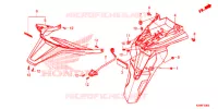 PARAFANGO POSTERIORE per Honda FORZA 300 ABS 2020