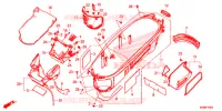 SCATOLA BAGAGLI per Honda FORZA 300 ABS 2020