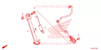 POSTEGGIO LATERALE per Honda CBR 500 R ABS 2016