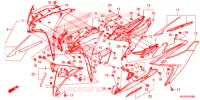 RIPARO MEDIO per Honda CBR 500 R ABS 2016