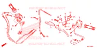 LEVA MANIGLIA/INTERRUTTORE/CAVO per Honda CRF 250 LD 2019