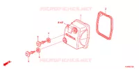 COPERTURA TESTA CILINDRO  per Honda CLICK 110 FRONT DRUM, SPOKED WHEELS 2006