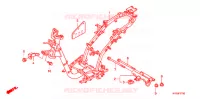 CORPO TELAIO  per Honda CLICK 110 FRONT DRUM, SPOKED WHEELS 2006