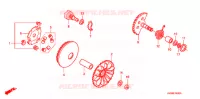 FACCIA AVVIAMENTO  per Honda CLICK 110 FRONT DRUM, SPOKED WHEELS 2006