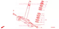 GAMBA STERZO per Honda CLICK 110 FRONT DRUM, SPOKED WHEELS 2006