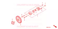POMPA OLIO per Honda CLICK 110 FRONT DRUM, SPOKED WHEELS 2006