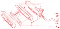 SMORZATORE SCARICO per Honda CLICK 110 FRONT DRUM, SPOKED WHEELS 2006
