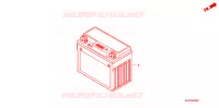 BATTERIA per Honda ANC 110 ICON 2009