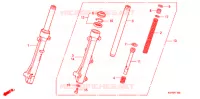 FORCELLA ANTERIORE per Honda ANC 110 ICON 2009