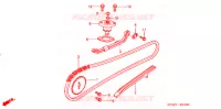 CATENA CAMMA/TENSIONE per Honda WAVE 125 X 2008
