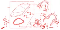 SEDILE (2) per Honda WAVE 125 X 2008