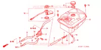 SERBATOIO COMBUSTIBILE (1) per Honda WAVE 125 X 2008