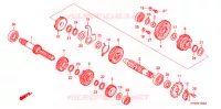 TRASMISSIONE per Honda WAVE 125 X 2008