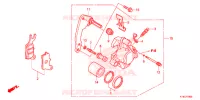 CALIBRO FRENO ANTERIORE per Honda SCOOPY 110 2015