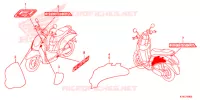 MARCHIO (6) per Honda SCOOPY 110 2015
