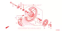 RUOTA ANTERIORE (RAYON) per Honda SCOOPY 110 2015