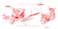MARCHIO/STRISCIA (ANC110ART7) per Honda AIRBLADE 110 2007