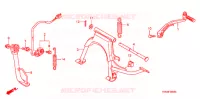 PIEDE D'APPOGGIO/BRACCIO AVVIATORE A TIRO (ANC1107/8) per Honda AIRBLADE 110 2007