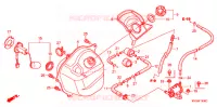 SERBATOIO COMBUSTIBILE/POMPA COMBUSTIBILE (ANC1107/8) per Honda AIRBLADE 110 2007