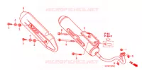 SMORZATORE SCARICO per Honda AIRBLADE 110 2007